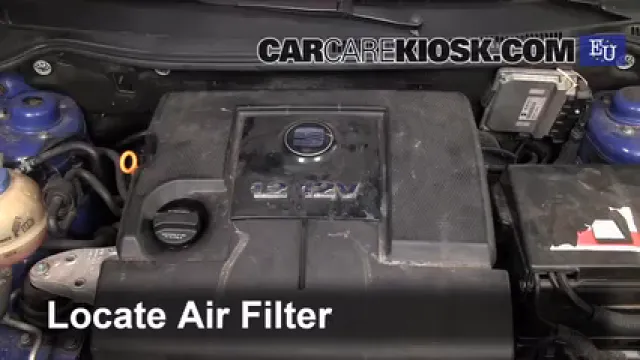 2002 SEAT Ibiza Stella 1.2L 3 Cyl. Air Filter (Engine) Replace